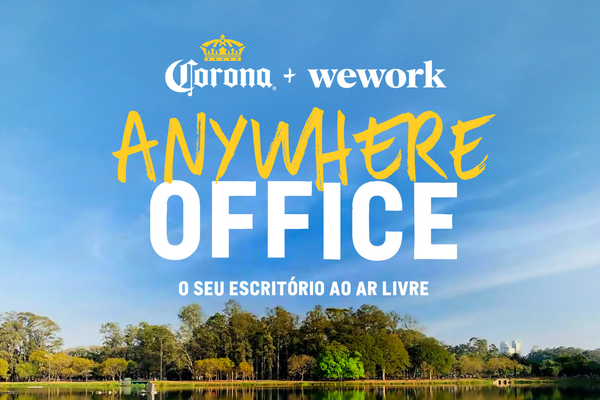 WeWork e Corona promovem experiência de trabalho ao ar livre
